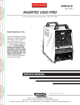 Lincoln Electric INVERTEC V300-PRO SVM105-B User manual