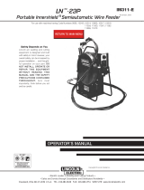 Lincoln Electric IM311-E User manual