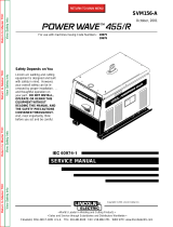 Lincoln Electric POWER WAVE SVM156-A User manual