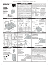 Linear DXR-701 User manual