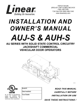 Linear Garage Door Opener AUJ-S User manual