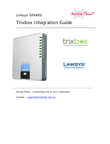 Linksys Tribox SPA400 User manual