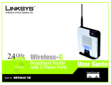 Linksys WRTU54G TM - T-Mobile Hotspot @Home Wireless G Router User manual