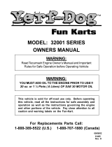 Yerf-Dog 32001 Series Owner's manual