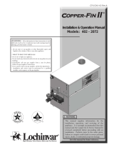 Lochinvar COPPER-FIN II 402 - 2072 User manual