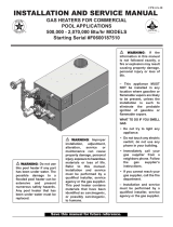 Lochinvar F0600187510 User manual