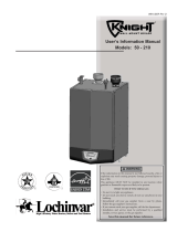 Lochinvar KNIGHT 210 User manual