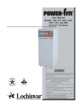 Lochinvar 2001 User manual