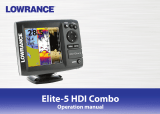 Lowrance ELITE-5 HDI User manual