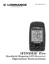 Lowrance IFINDER PRO User manual