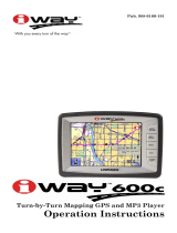 Lowrance electronic iWAY 600C User manual