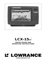 Lowrance LCX-15MT User manual