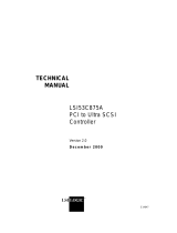LSI 53C875A User manual