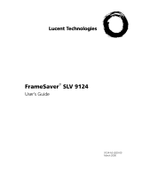 Lucent Technologies SLV 9124 User manual