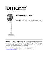 Luma Fan MF24B Owner's manual