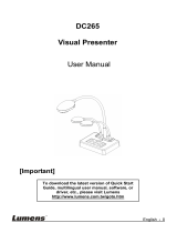 Lumens DC265 User manual