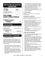 Lux Products T10-1143SA User manual