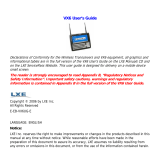 LXE E-EB-VX6UG-E User manual