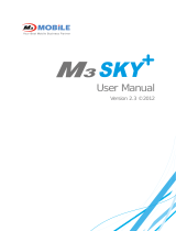 M3 Mobile Sky+ User manual