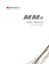 M3 Mobile MM3 User manual