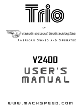 Mach Speed Technologies V2400 User manual