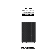 Mackie HD1221 User manual