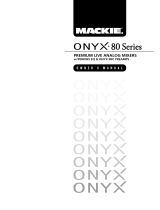 Mackie Onyx 2480 User manual