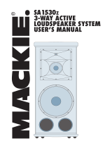 Mackie SA1530Z User manual