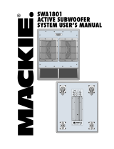 Mackie SWA 1801 User manual