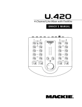 Mackie U.420 User manual
