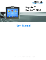 Magellan Maestro 3250 - Automotive GPS Receiver User manual