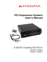 Magma PCI Expansion System PE6RR User manual