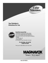Magnavox MS3650C - 36" Smart Ctv User manual