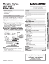Funai MDV2400 User manual