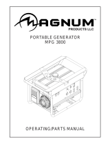 Magnum Boots PORTABLE GENERATOR MPG 3800 User manual