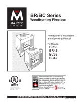 Majestic fireplaces BC36 User manual