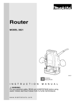 Makita 3621 User manual