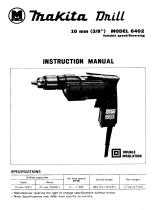 Makita 6402 User manual