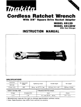 Makita 6912DW User manual