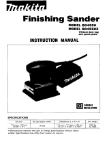 Makita BO4550 User manual