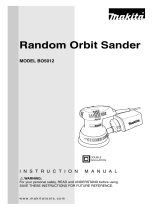 Makita BO5012 User manual