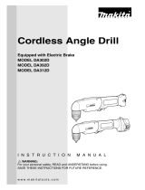 Makita DA302D User manual