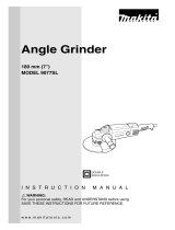 Makita Grinder 9077SL User manual