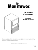 Manitowoc Ice QM30 Series User manual