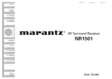 Marantz Slim-line NR1501 User manual