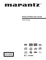 Marantz DV3002 User manual