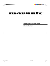 Marantz PD4292D User manual