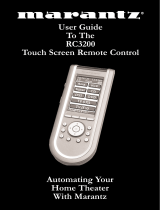 Marantz RC3200 User manual