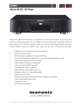 Marantz SA8003 User manual