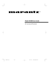 Marantz SR-4000 User manual